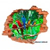 Vinilos 3d - loros