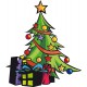 árbol de navidad con regalos
