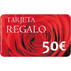 tarjeta regalo rosa