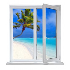 vinilos ventanas - playa