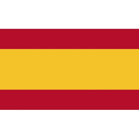 PEGATINA BANDERA ESPAÑA ONDEANTE 75 X 75 MM