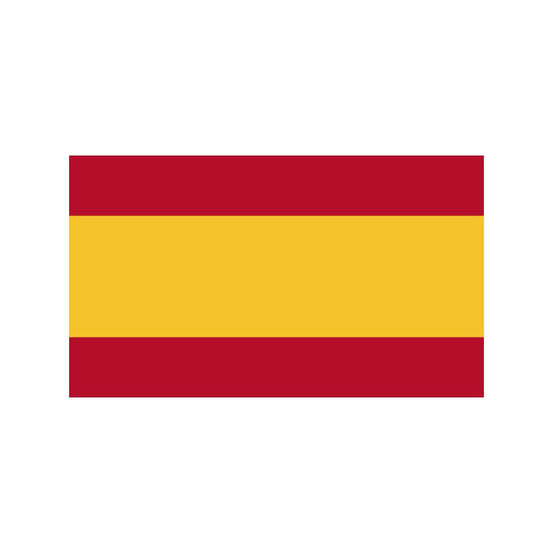 PEGATINA BANDERA ESPAÑA 75 X 75 MM